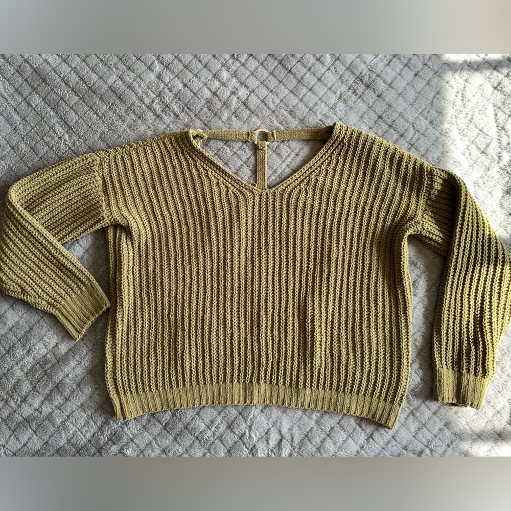 Green sweater